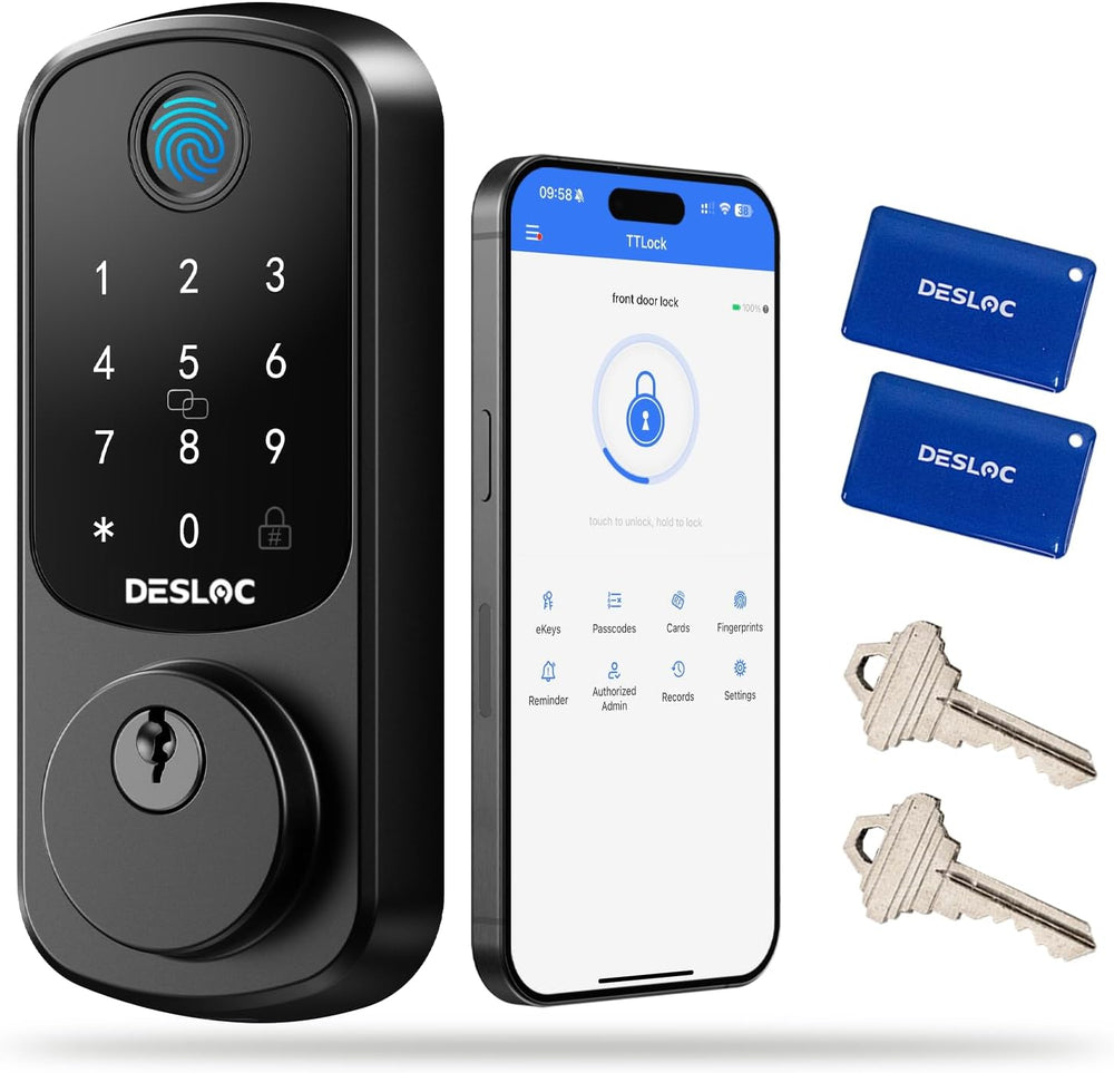 Smart Door Lock B200 with fingerprint and app control

