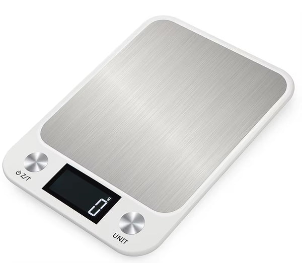 Kitchen Scale 15Kg/1G Food Scale Stainless Steel Kitchen Scale Waterproof Scale Digital Food Baking Milk Vegetable Weight Scales